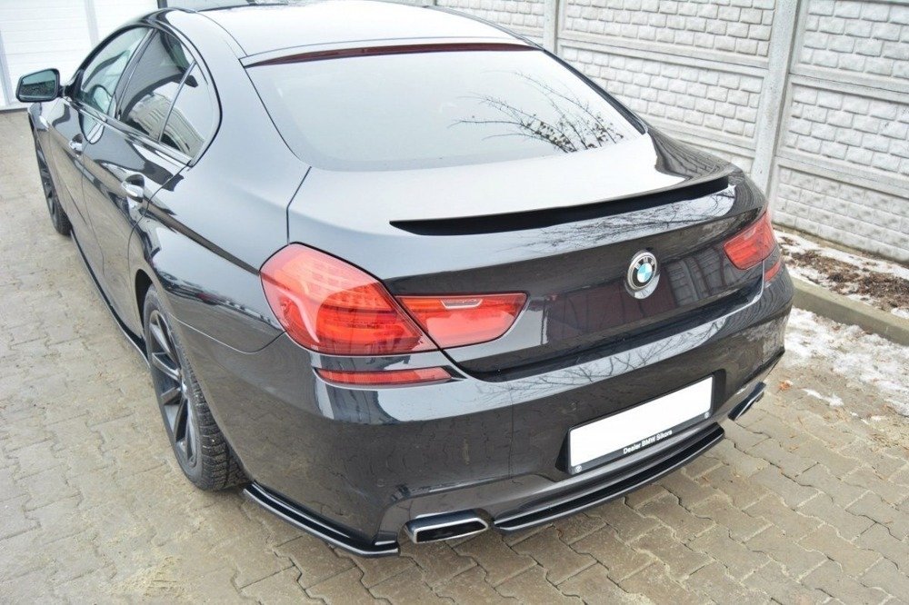 Hinten Splitter BMW 6 Gran Coupé MPACK (mit einem vertikalen Balken)