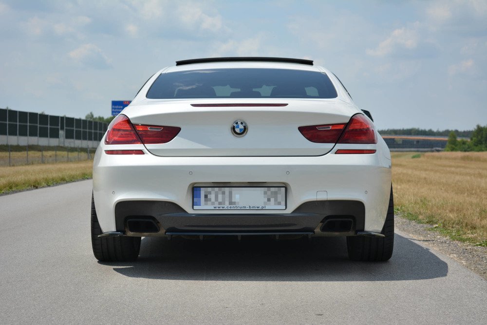 Hinten Splitter BMW 6 Gran Coupé MPACK (mit einem vertikalen Balken)