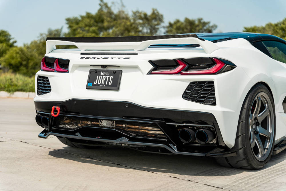 Hinten Splitter Chevrolet Corvette C8