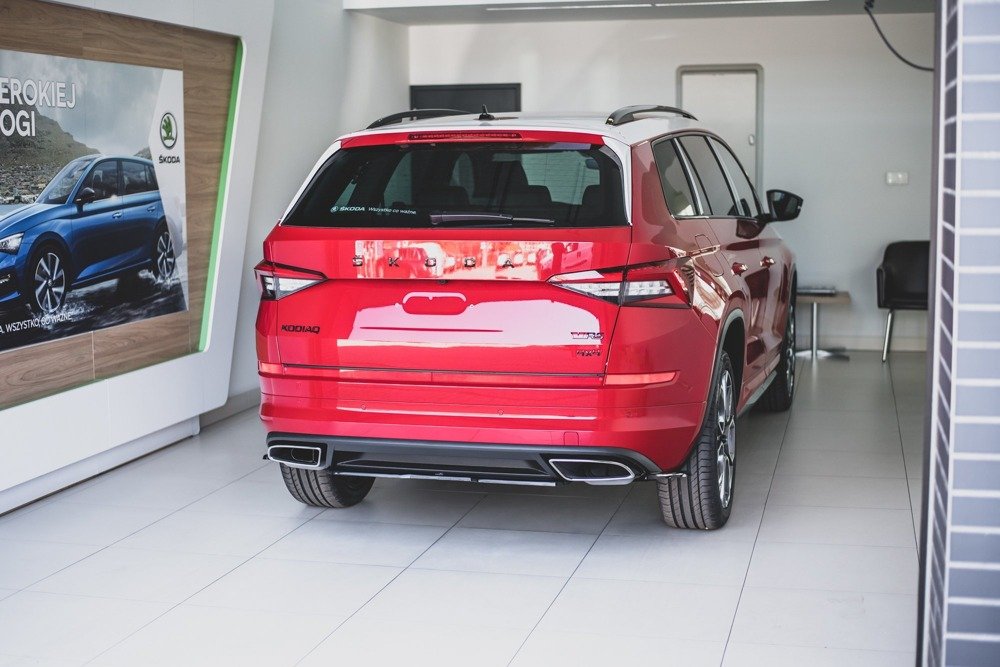 Hinten Splitter Skoda Kodiaq RS