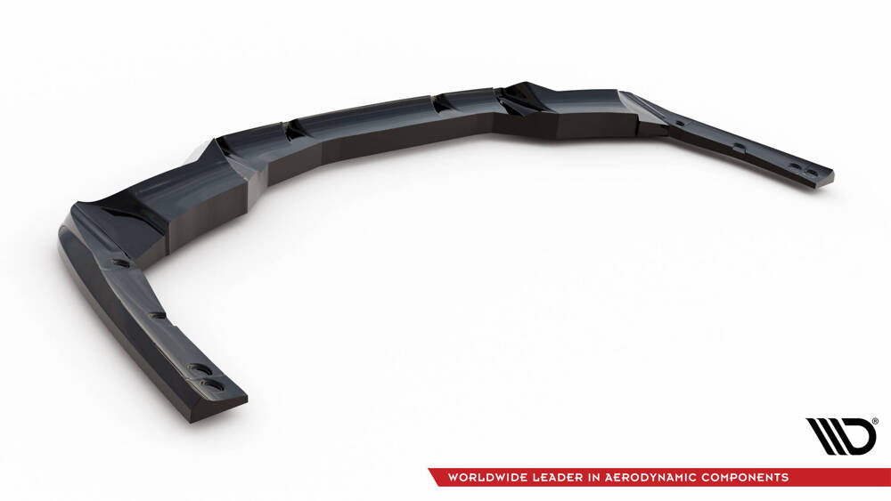 Hinten Splitter (mit einem vertikalem balken) BMW iX3 M-Pack G08 Facelift