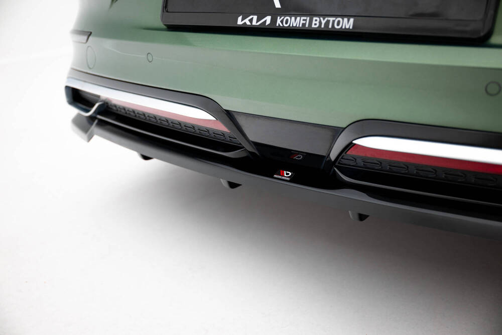 Hinten Splitter (mit einem vertikalem balken) Kia Proceed GT-Line Mk1 Facelift