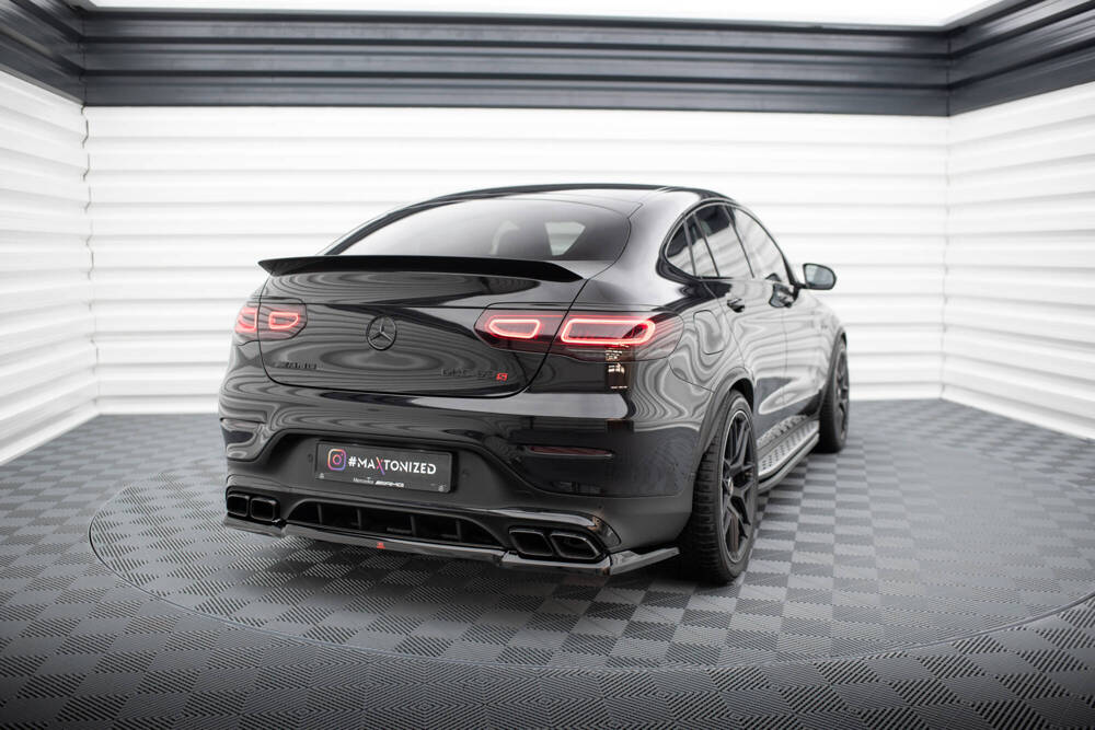 Hinten Splitter (mit einem vertikalem balken) Mercedes-AMG GLC 63 Coupe C253 Facelift