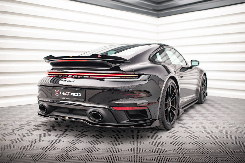 Hinten Splitter (mit einem vertikalem balken) Porsche 911 Turbo S 992