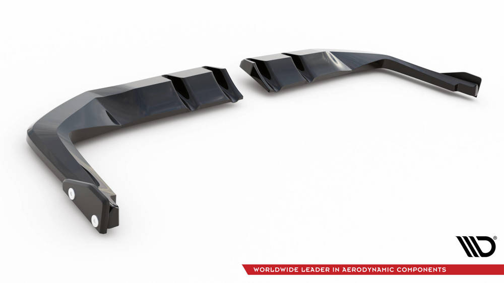 Hinten Splitter (mit einem vertikalem balken) V.1 + Flaps Honda Civic Type-R Mk 11