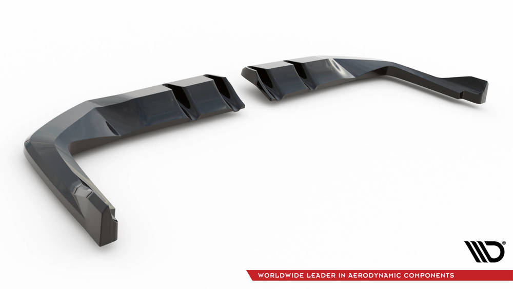 Hinten Splitter (mit einem vertikalem balken) V.2 Honda Civic Type-R Mk 11