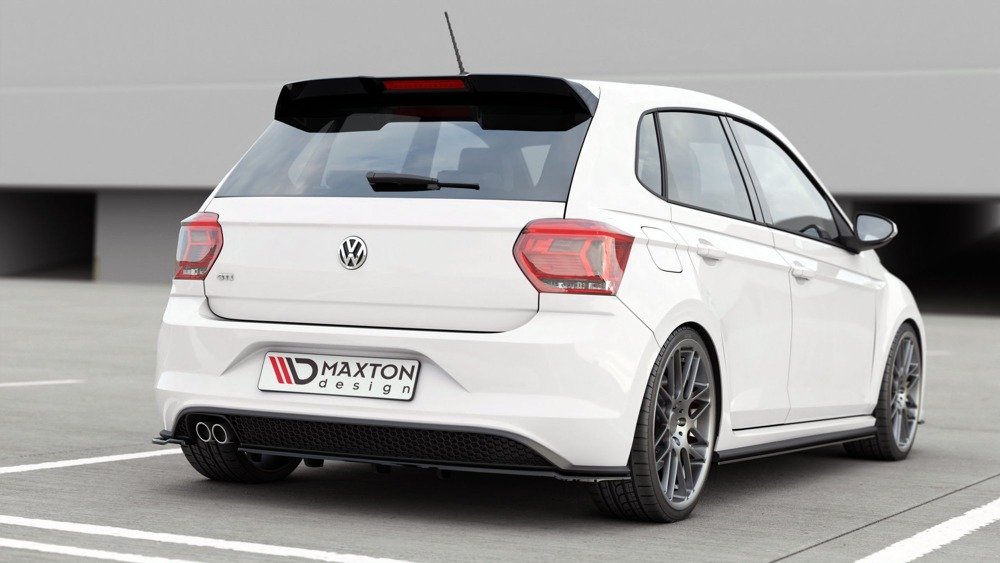 Hinten Splitter (mit einem vertikalem balken) Volkswagen Polo GTI / R-line Mk6