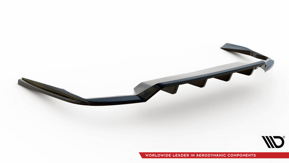 Hinten Splitter (mit einem vertikalem balken) Volvo V90 / S90 R-Design Mk2