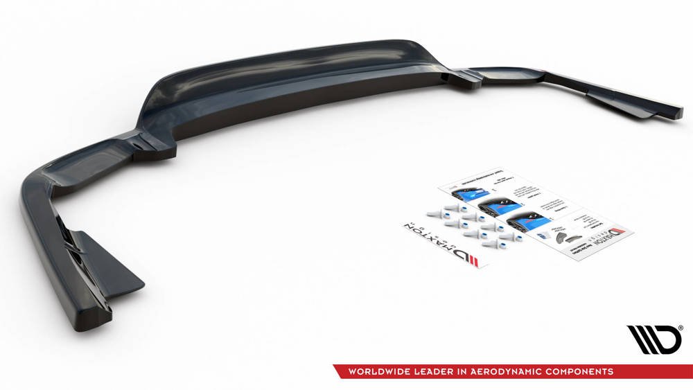 Hinten Splitter (mit einem vertikalem balken) Volvo XC60 Mk2 R-Design