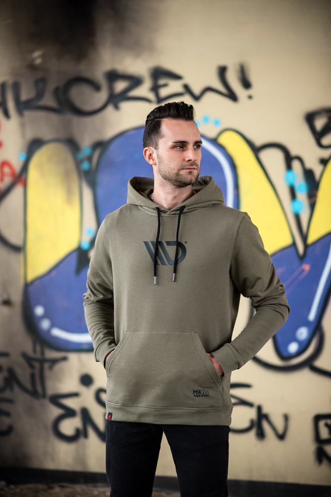 Mens Khaki Hoodie