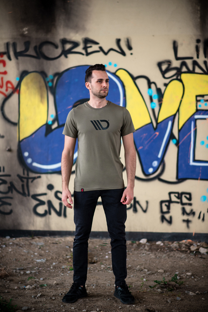 Mens Khaki T-shirt