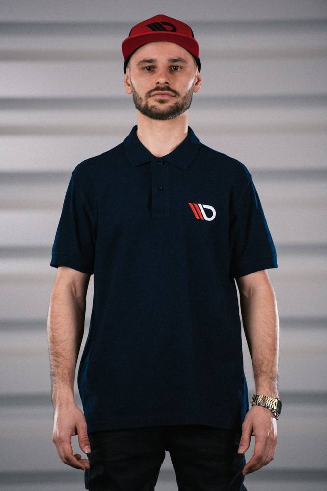 Mens Navy Blue Polo shirt