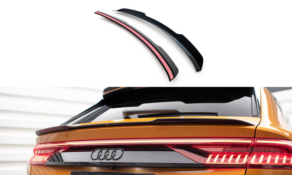 Niedriger Spoiler Cap Audi Q8 / RSQ8 / SQ8 / Q8 S-Line Mk1