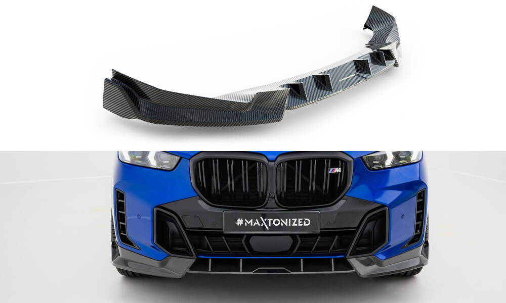 Prepreg Carbon Fiber Front Diffusor BMW X5 M-Pack G05 Facelift