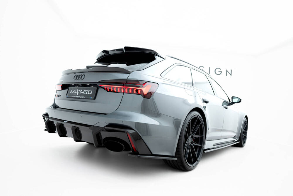 Prepreg Carbon Fiber Heck Diffusor Seite Audi RS6 / RS7 C8 