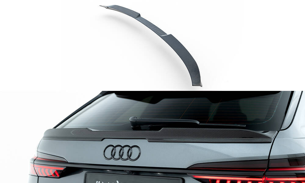 Prepreg Carbon Fiber Heckklappenspoiler (Niedriger) Audi RS6 C8 