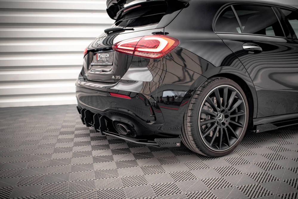 Rennen Haltbarkeit Heckansatz + Flaps Mercedes A35 AMG Hatchback Aero Pack W177