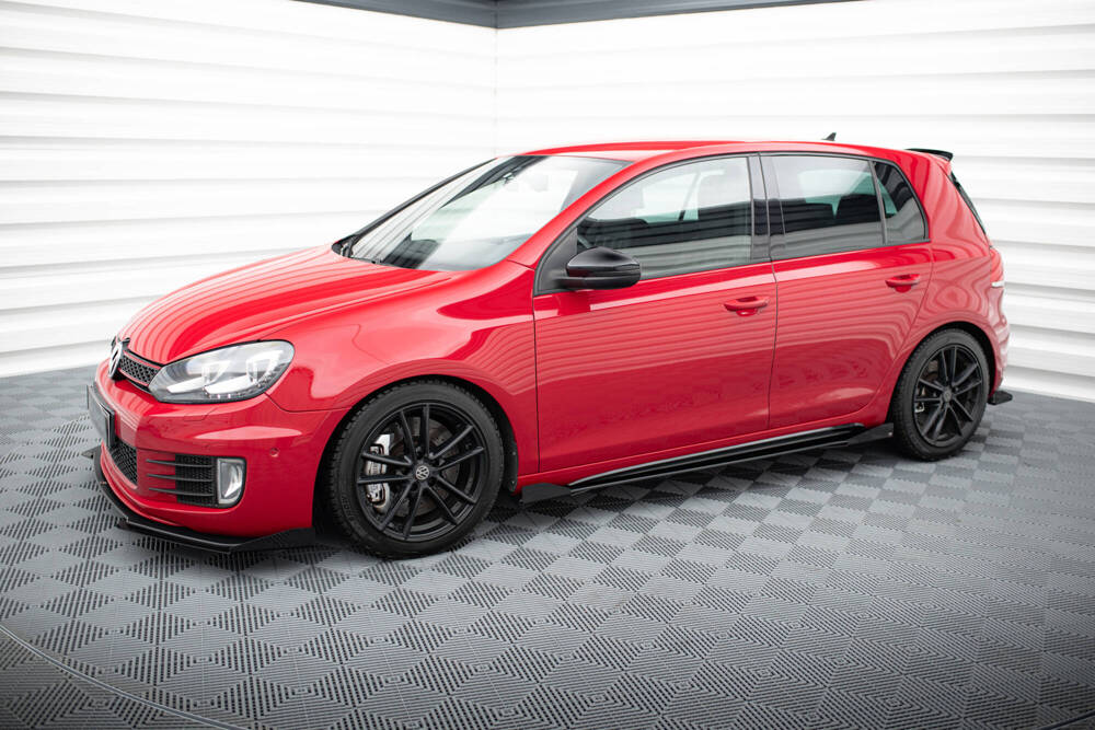 Rennen Haltbarkeit Seitenschweller Diffusor + Flaps Volkswagen Golf GTI Mk6 