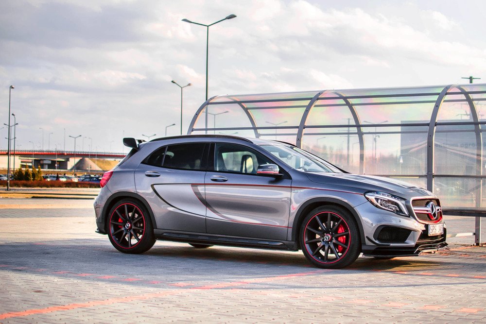 SPLITTER / FRONTANSATZ MERCEDES-BENZ GLA 45 AMG SUV (X156) VOR FACELIFT