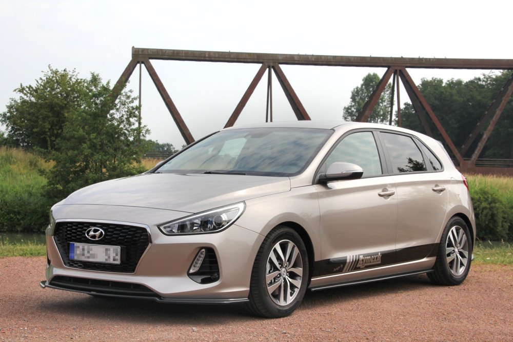 SPLITTER / FRONTANSATZ V.1 HYUNDAI I30 MK3 HATCHBACK 