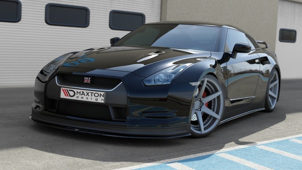 SPLITTER / FRONTANSATZ V.2 NISSAN GT-R VOR FACELIFT COUPE (R35-SERIES)