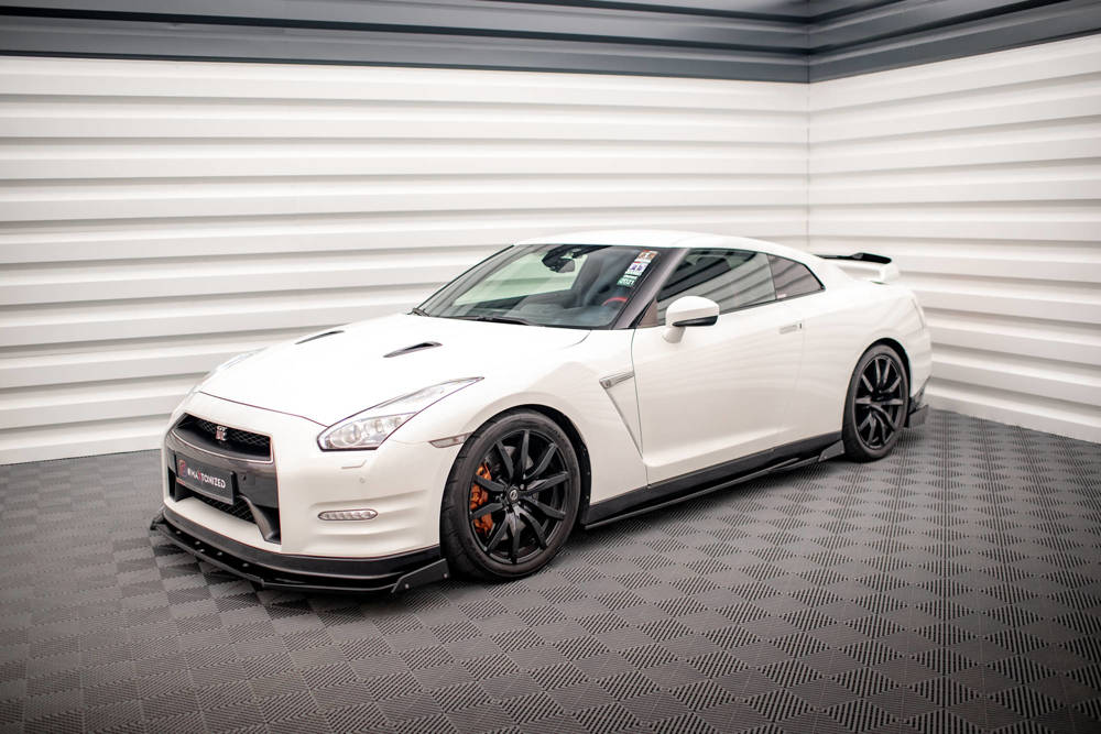 Seitenschweller Diffusor + Flaps Nissan GTR R35 Facelift