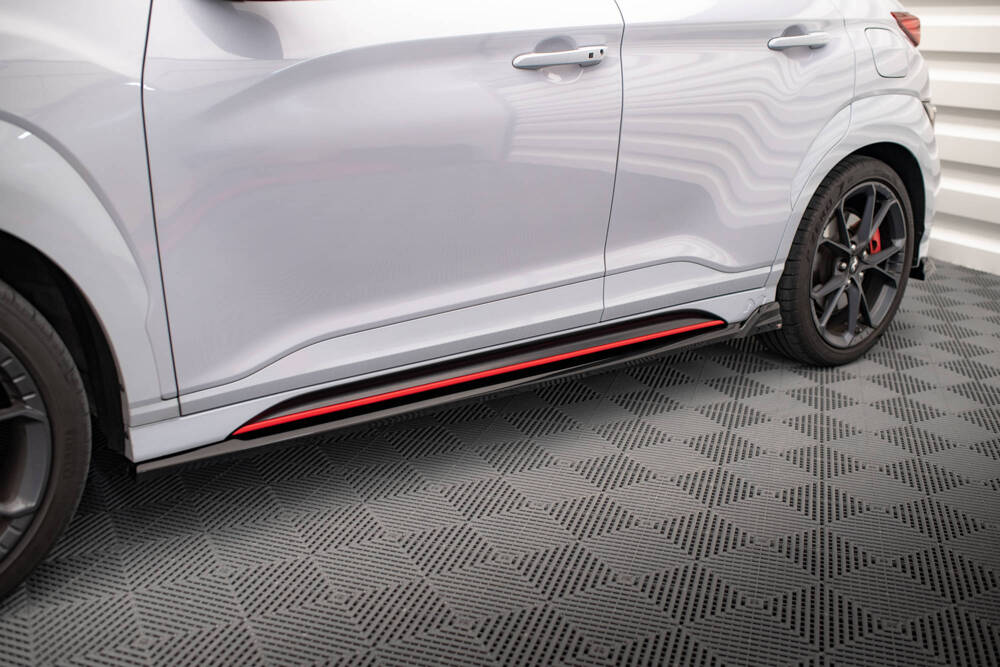 Seitenschweller Diffusor V.1 + Flaps Hyundai Kona N Mk1