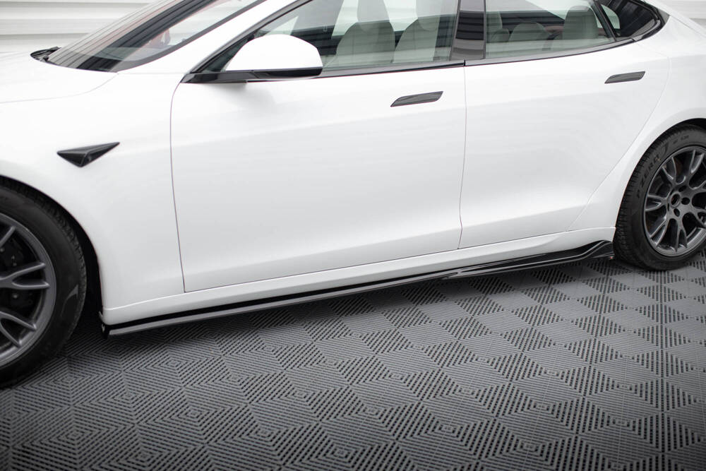 Seitenschweller Diffusor V.1 Tesla Model S Plaid Mk1 Facelift