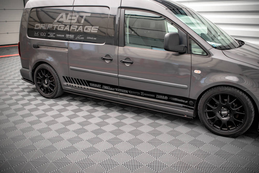 Seitenschweller Diffusor Volkswagen Caddy Long Mk3 Facelift