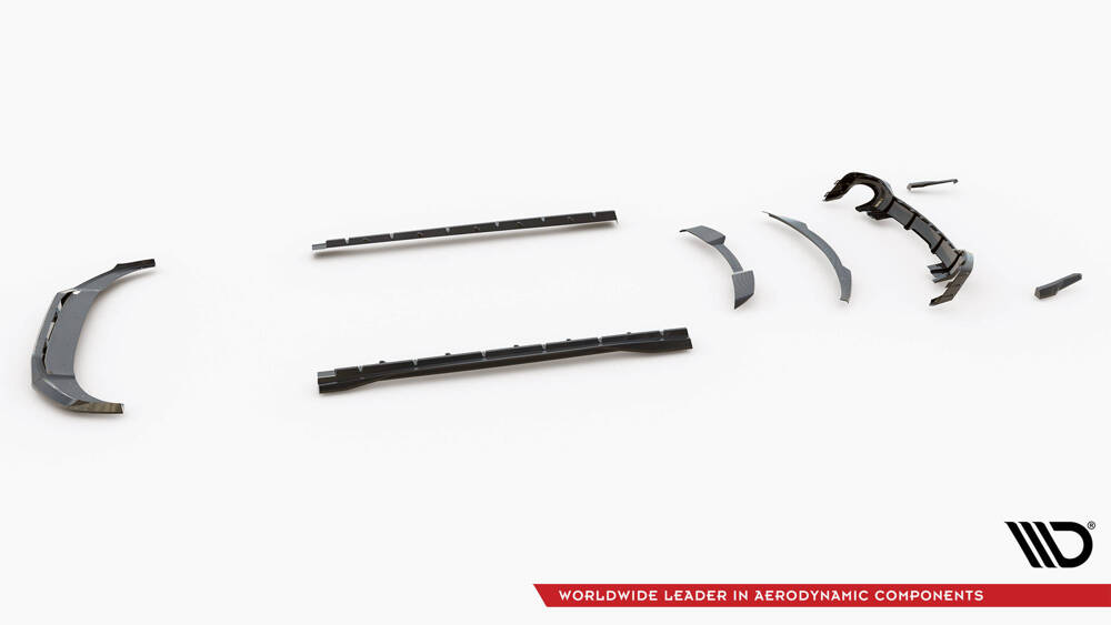 Set of Prepreg Carbon Splitters Audi RSQ8 Mk1