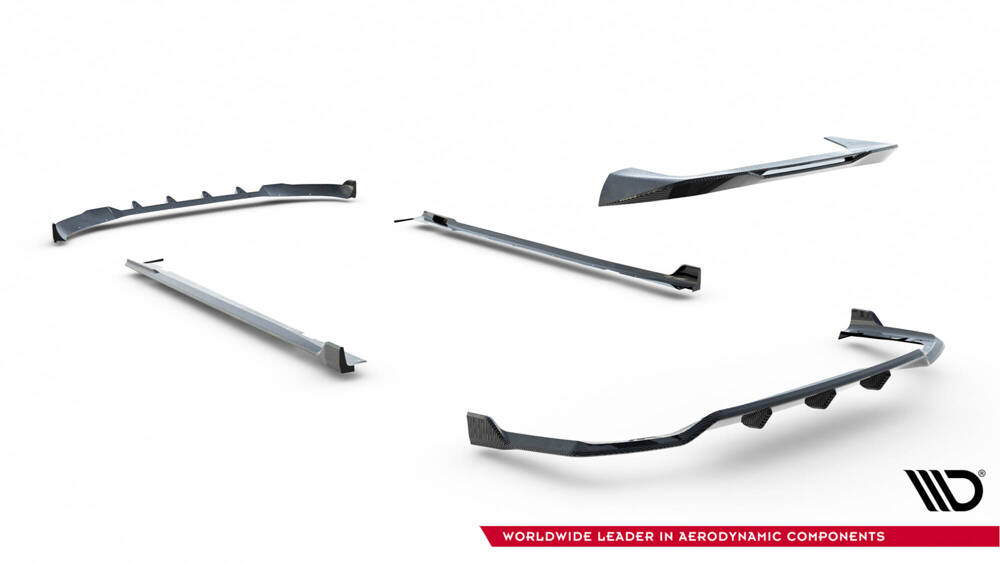 Set of Prepreg Carbon Splitters BMW X7 M-Pack G07 Facelift