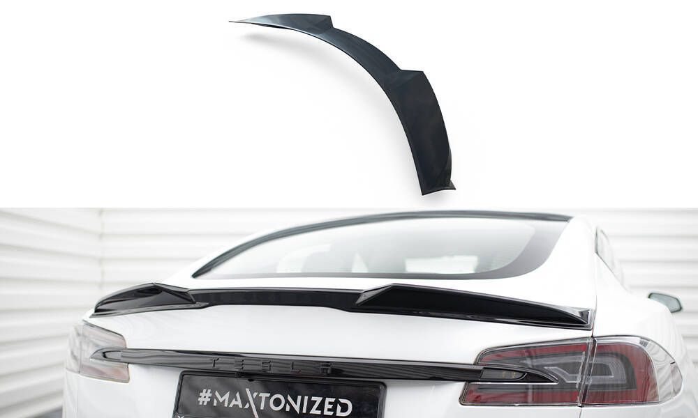 Spoiler Cap 3D Tesla Model S Plaid Mk1 Facelift