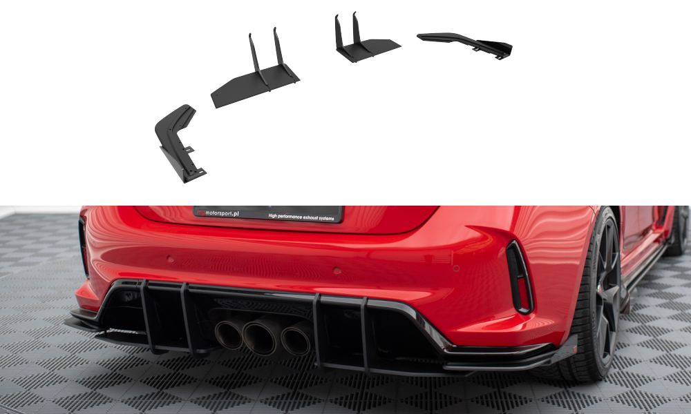 Street Pro Heck Diffusor Seite + Flaps Honda Civic Type-R Mk 11