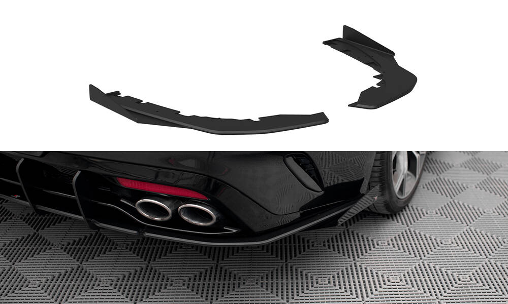 Street Pro Heck Diffusor Seite + Flaps Kia Stinger GT / GT-Line  Mk1