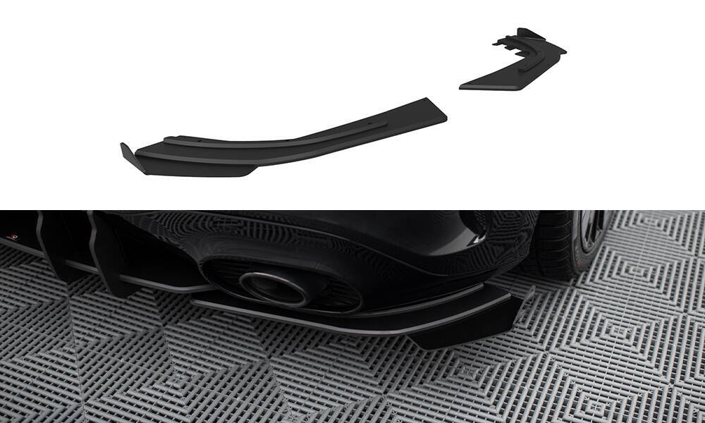 Street Pro Heck Diffusor Seite + Flaps Mercedes-AMG A35 Hatchback W177