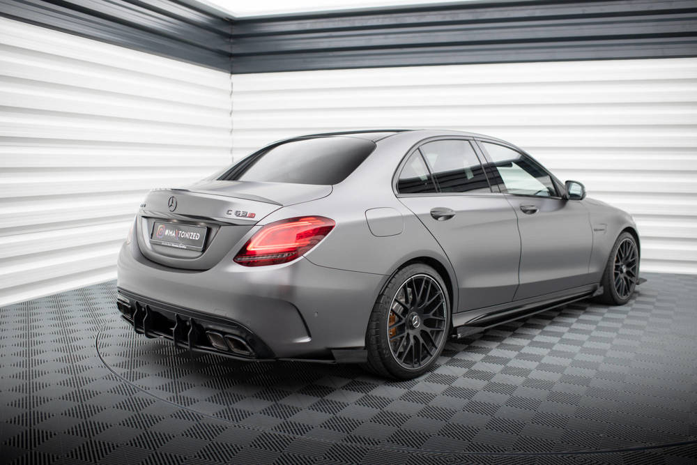 Street Pro Heck Diffusor Seite + Flaps Mercedes-AMG C63 Sedan / Estate W205 Facelift