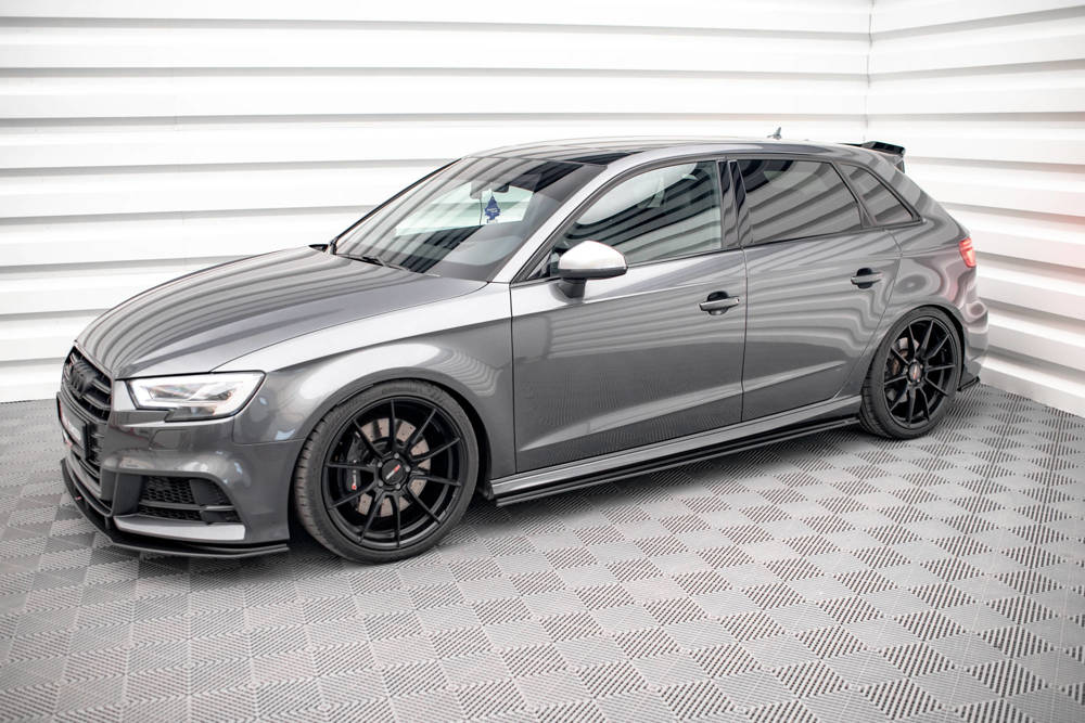 Street Pro Seitenschweller Diffusor Audi S3 / A3 S-Line Sportback 8V Facelift