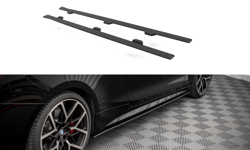 Street Pro Seitenschweller Diffusor BMW 4 M-Pack / M440i G22 / G23 / G22 Facelift / G23 Facelift