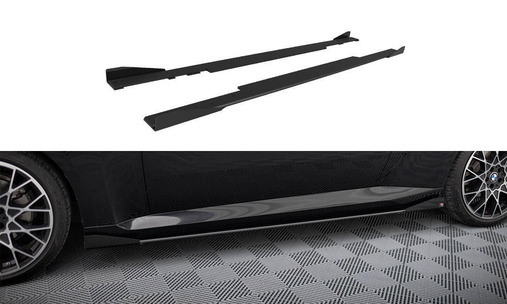 Street Pro Seitenschweller Diffusor + Flaps BMW 2 Coupe G42