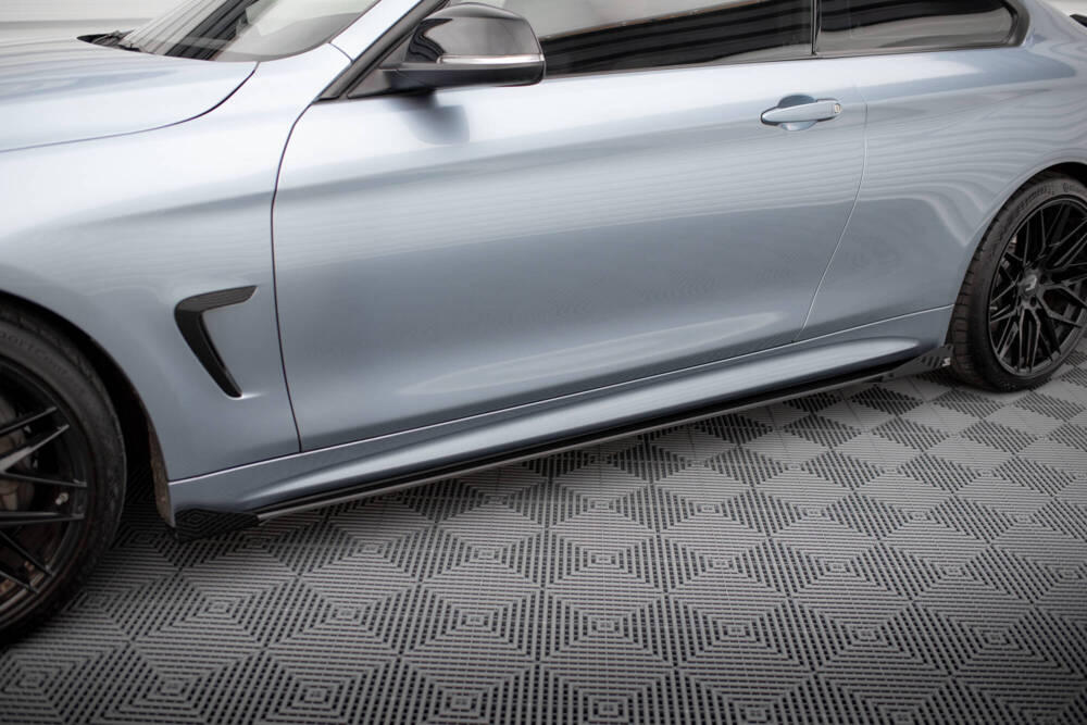 Street Pro Seitenschweller Diffusor + Flaps BMW 4 Coupe / Gran Coupe / Cabrio M-Pack F32 / F36 / F33 