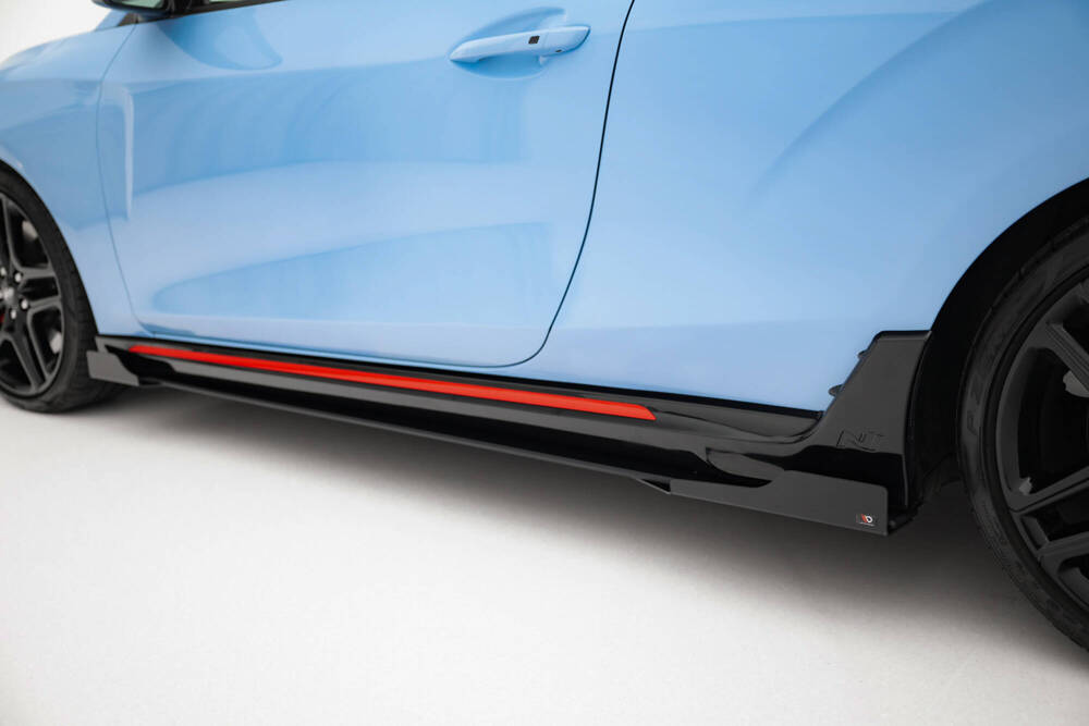 Street Pro Seitenschweller Diffusor + Flaps Hyundai Veloster N Mk2