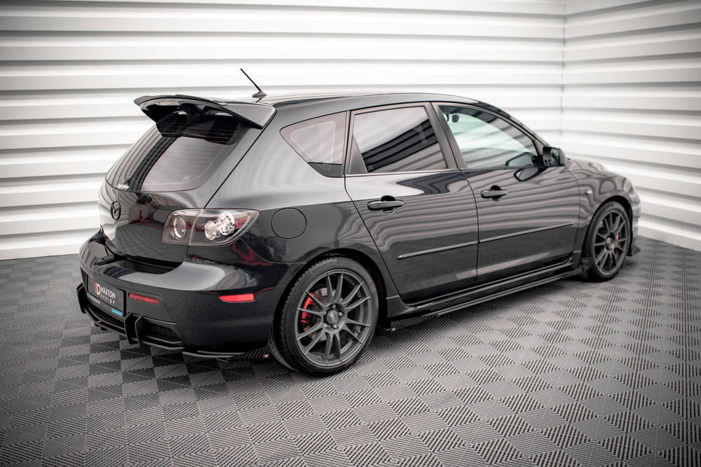 Street Pro Seitenschweller Diffusor + Flaps Mazda 3 MPS Mk1