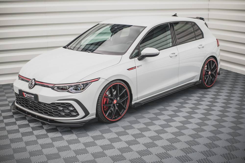 Street Pro Seitenschweller Diffusor + Flaps Volkswagen Golf GTI / GTE / GTI Clubsport / R-Line Mk8