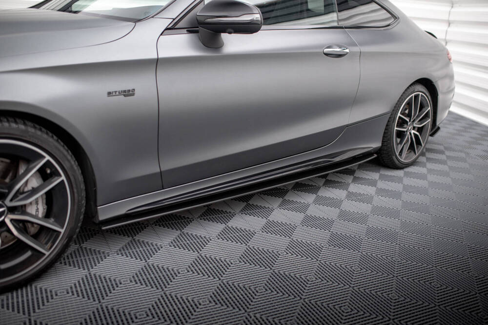 Street Pro Seitenschweller Diffusor Mercedes-AMG C43 Coupe C205 Facelift