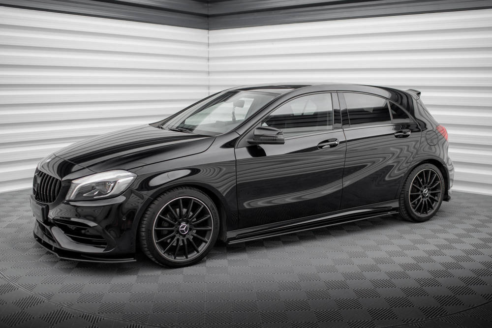 Street Pro Seitenschweller Diffusor Mercedes-Benz A AMG-Line W176 Facelift