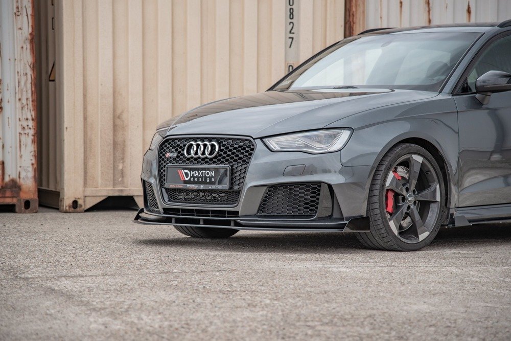 Street Pro Splitter + Flaps Audi RS3 8V Sportback