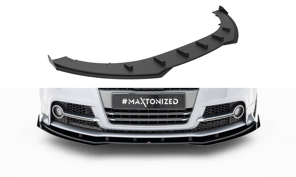 Street Pro Splitter + Flaps + Flaps Audi TT S / TT S-Line 8J Facelift