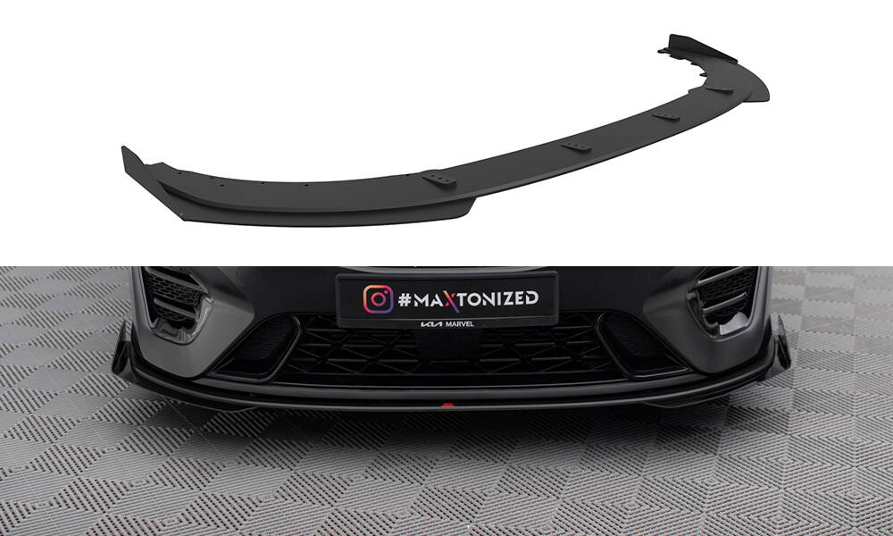 Street Pro Splitter + Flaps + Flaps Kia Proceed GT Mk3 Facelift / Ceed GT / GT - Line Mk1 Facelift 