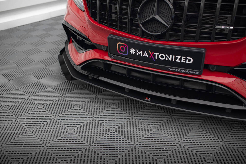 Street Pro Splitter + Flaps + Flaps Mercedes-Benz A 45 AMG Aero W176 Facelift