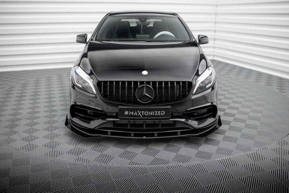 Street Pro Splitter + Flaps + Flaps Mercedes-Benz A AMG-Line W176 Facelift